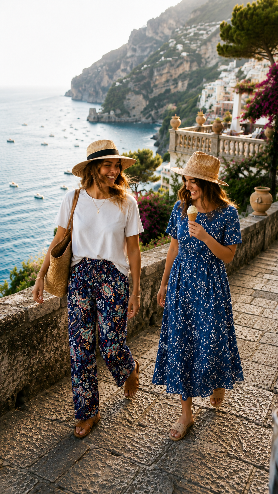 Sunshine, sea views, and ice cream.