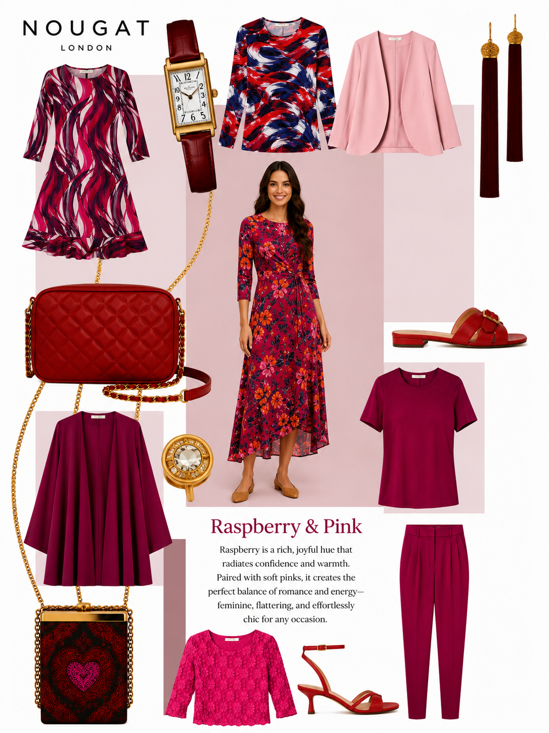 Joyful pink tones