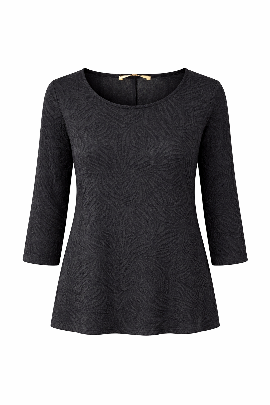 Black Alana Long Sleeve Top