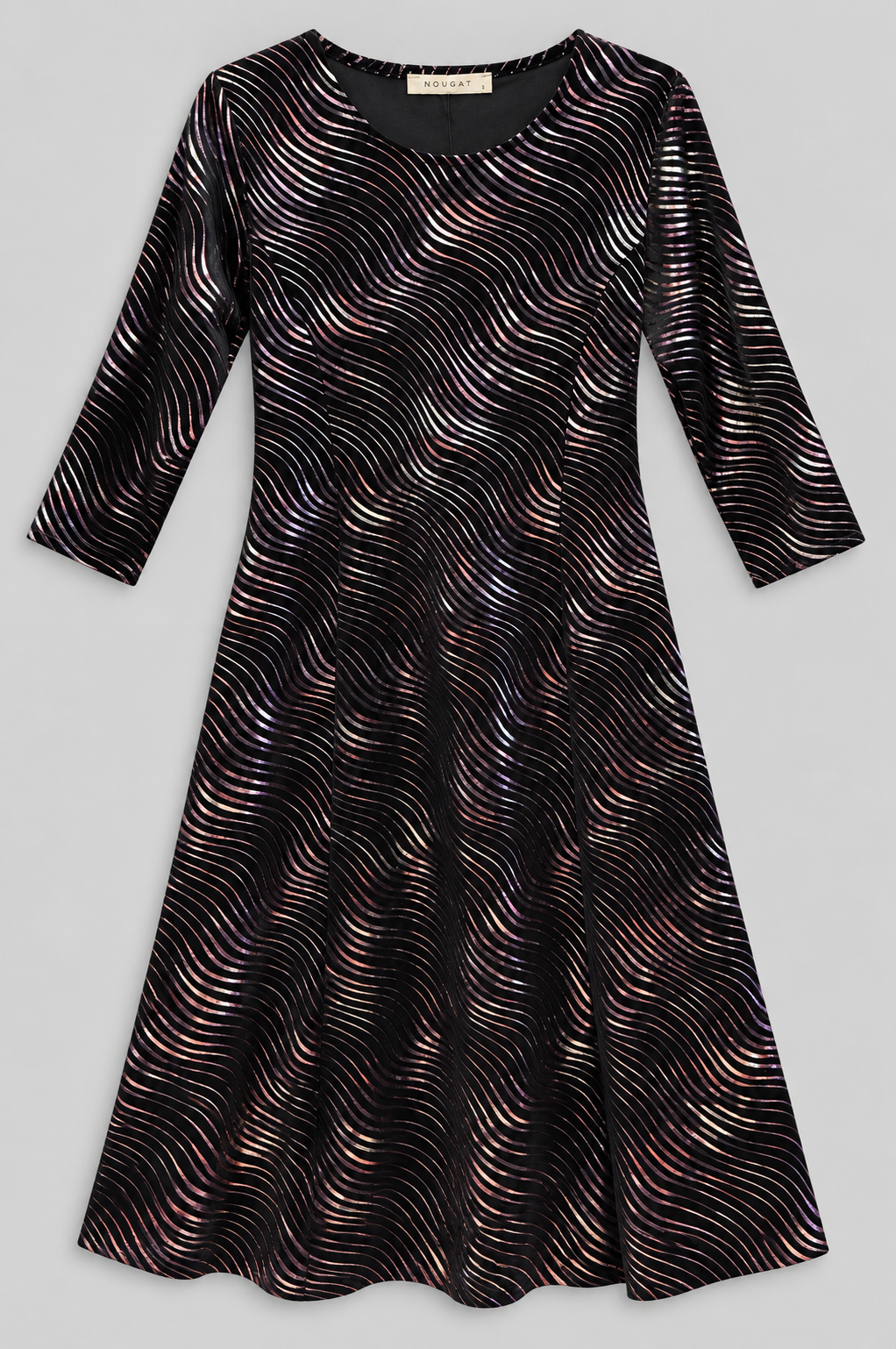 Cocoa Brown Erin Velvet Dress