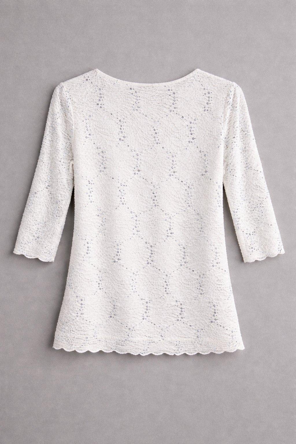 Ivory Bianca Sequin Top