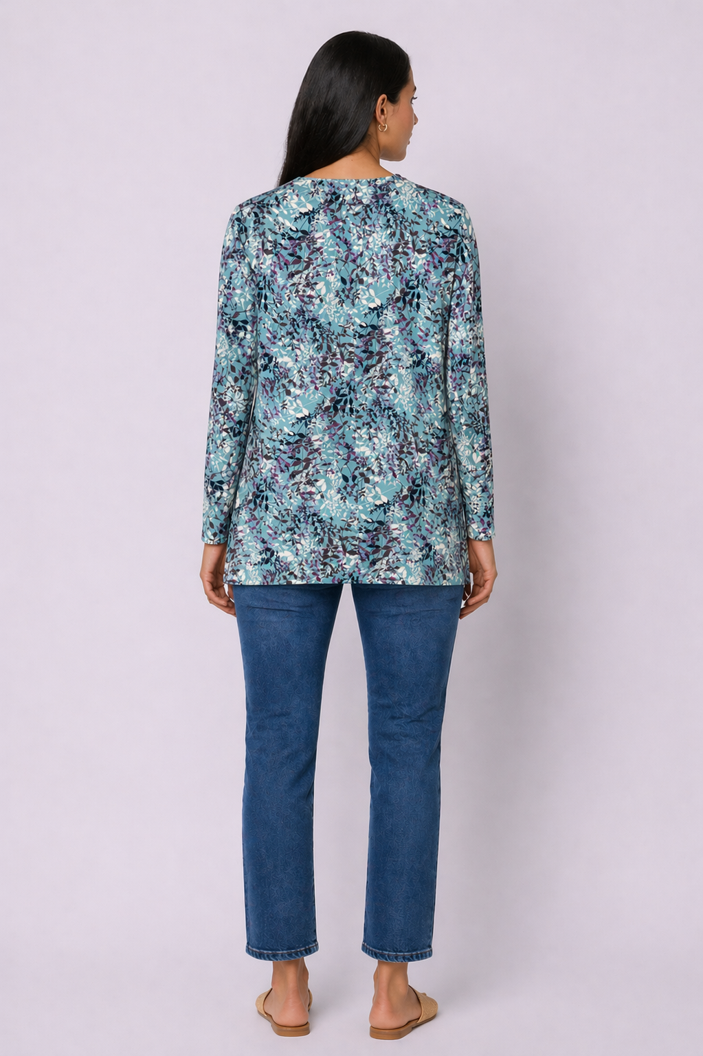 Blue Flora Twinset