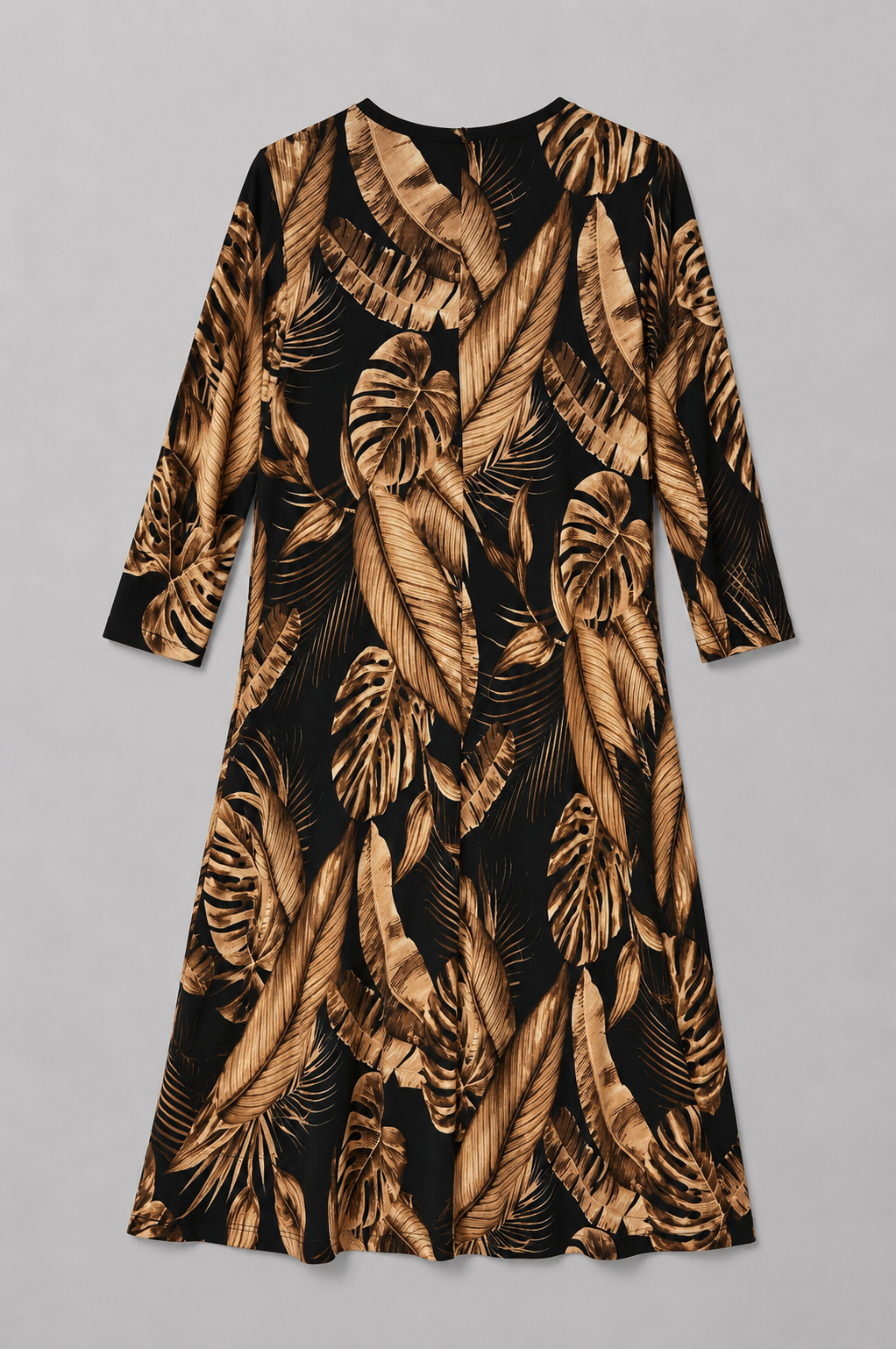 Cocoa Julia Three- Quarter Sleeve Fit and Flare Midi Dress
