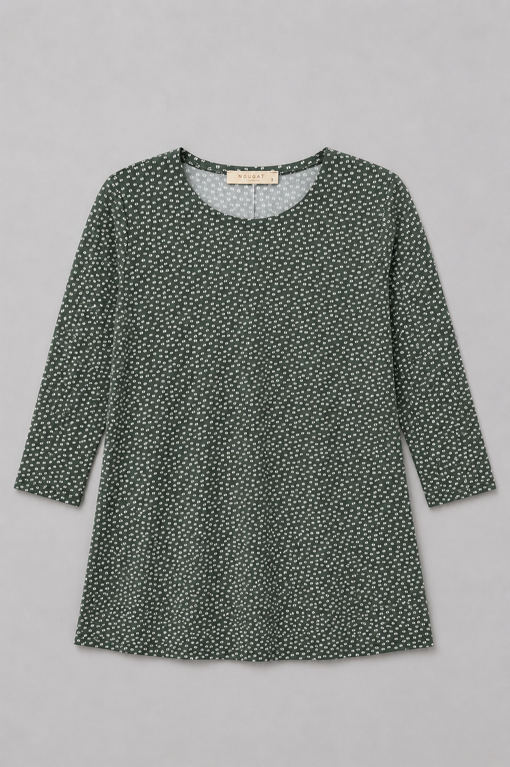 Pine Sally Three- Quarter Sleeve Top