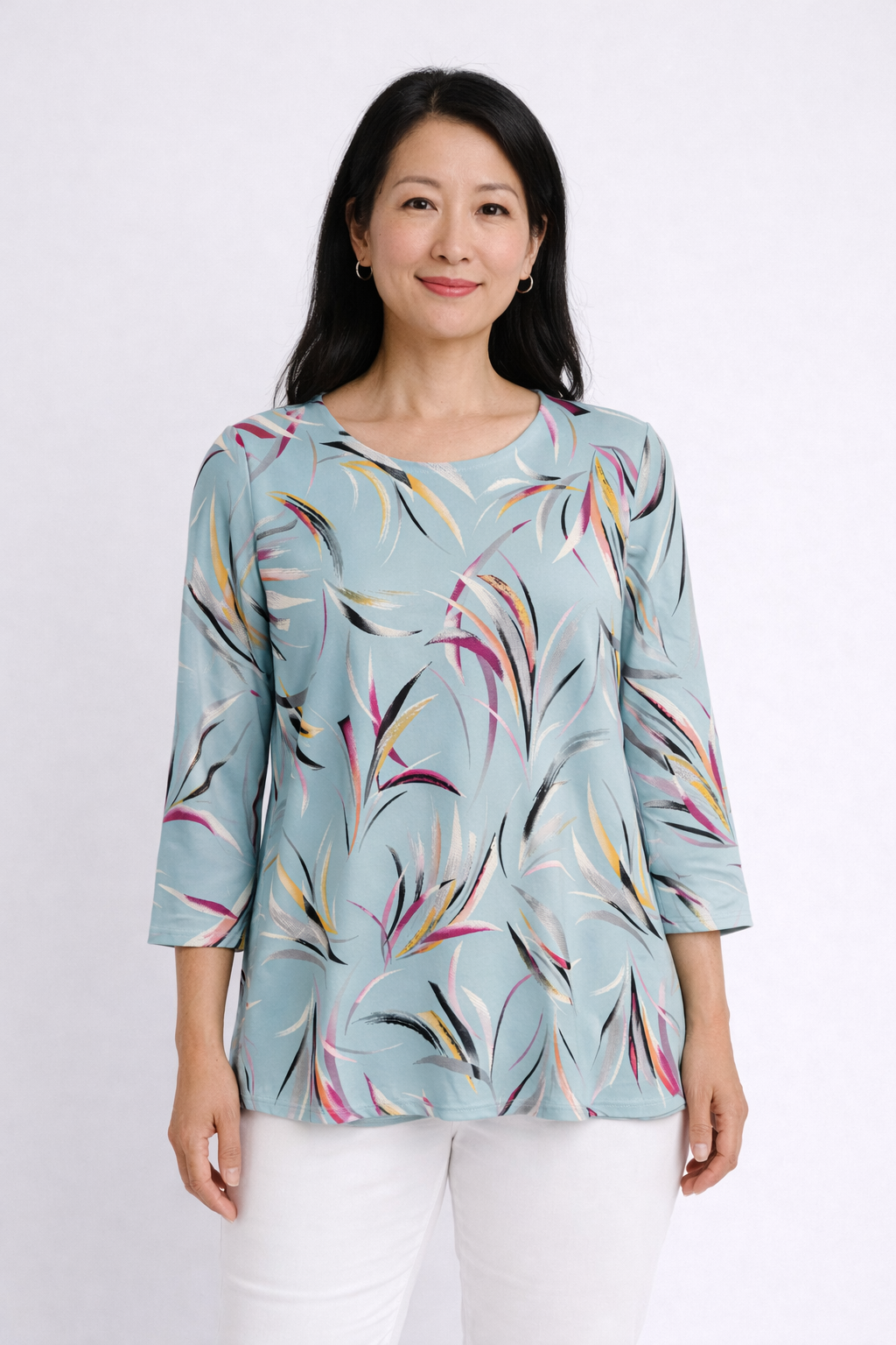 Nancy Three-Quarter Sleeve Top