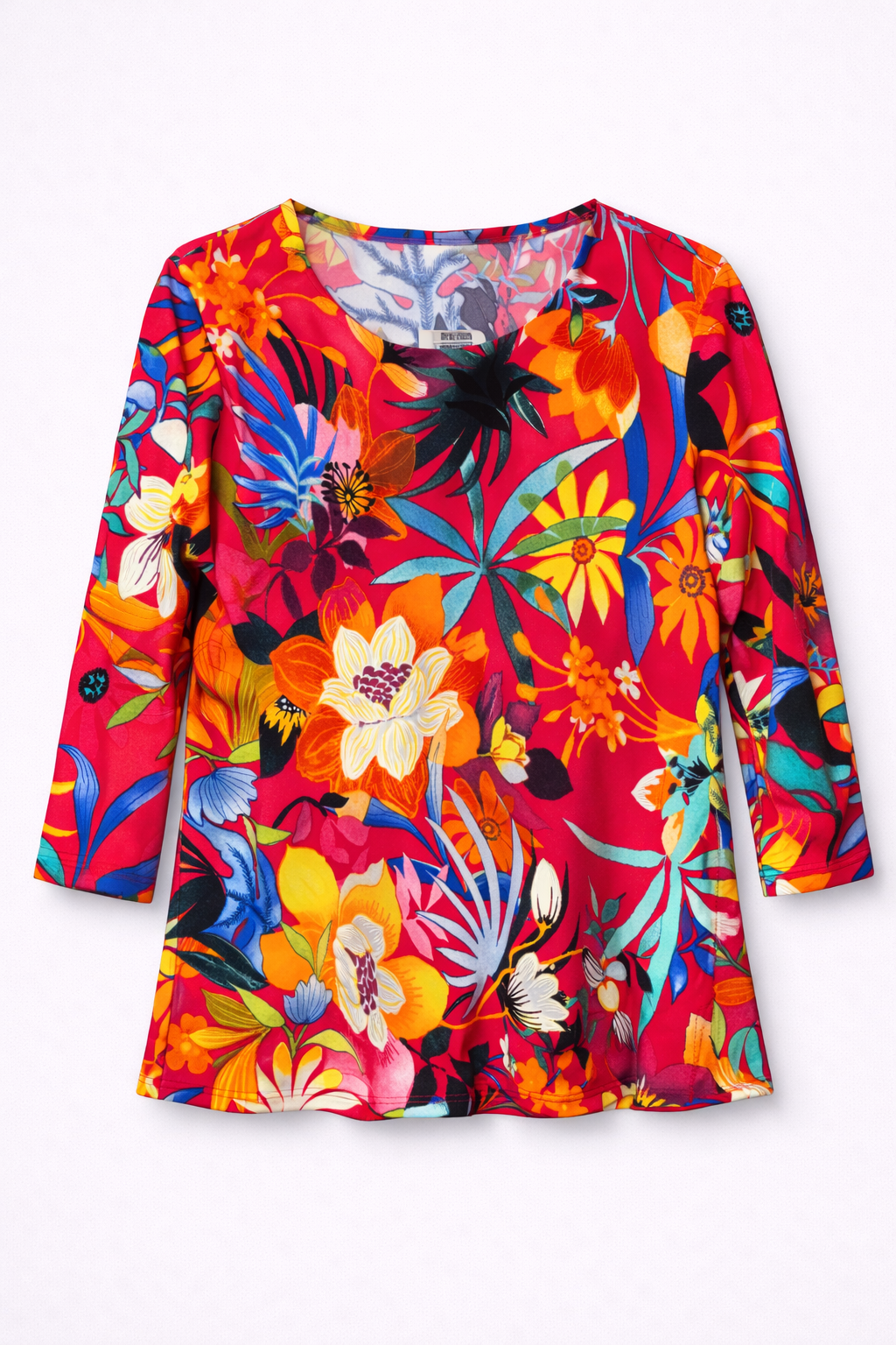 Frida Three-Quarter Sleeve Top