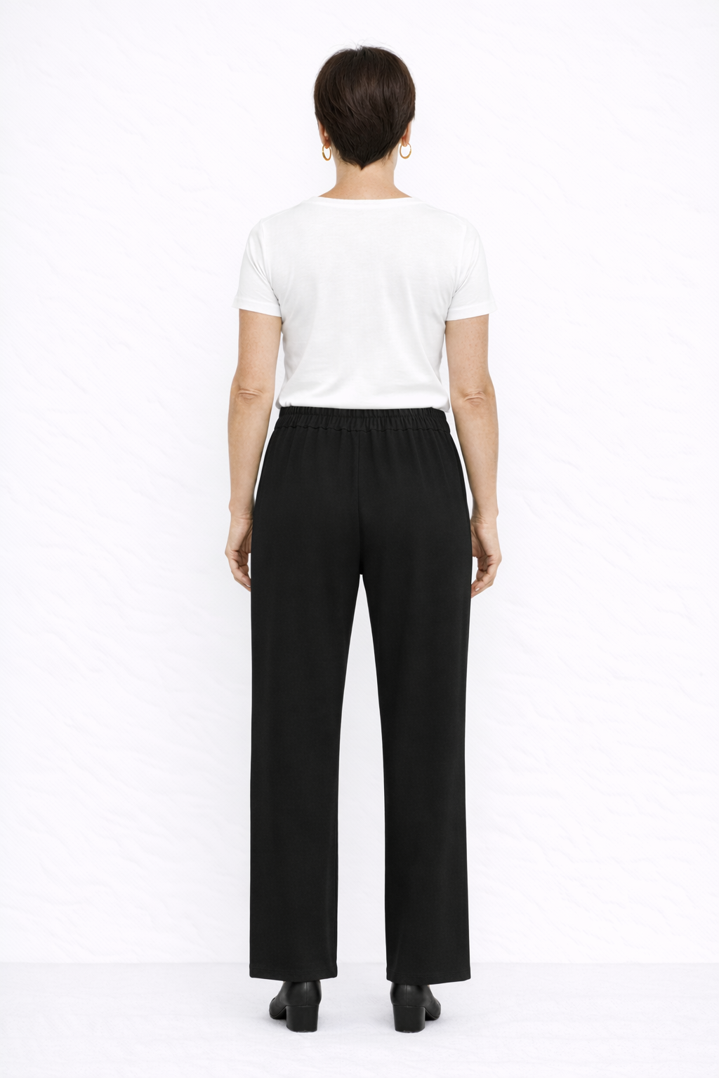 Black Anna 2 Pockets Trousers