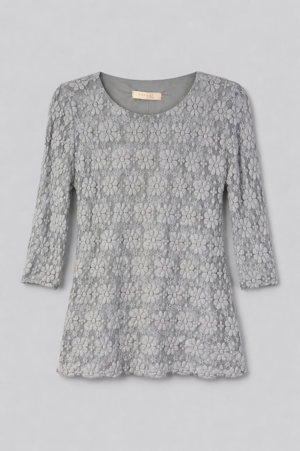 Cloud Clare Three-Quarter Sleeve Lace Top