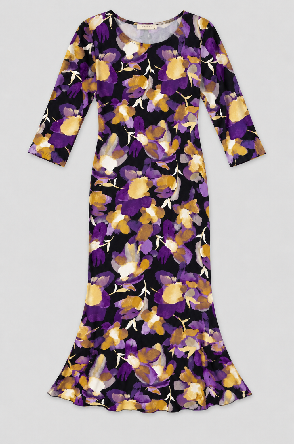 Biscuit Shelley Fluted Dress