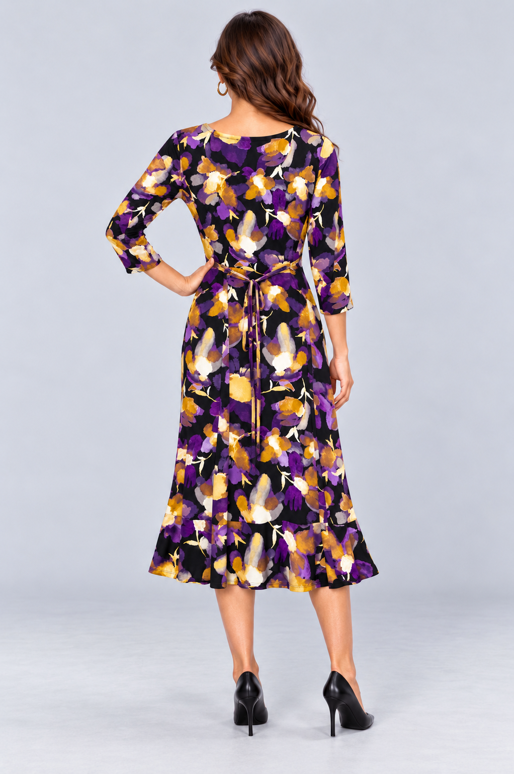 Biscuit Shelley Fluted Dress