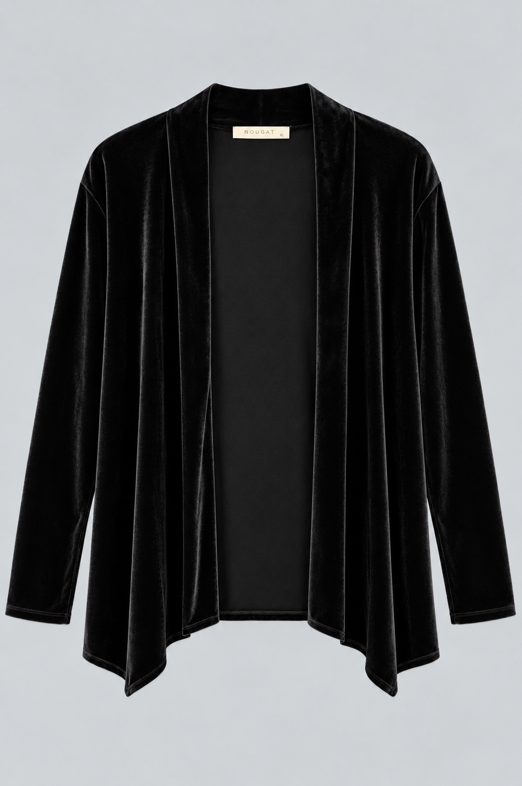 Black Erica Velvet Cardigan