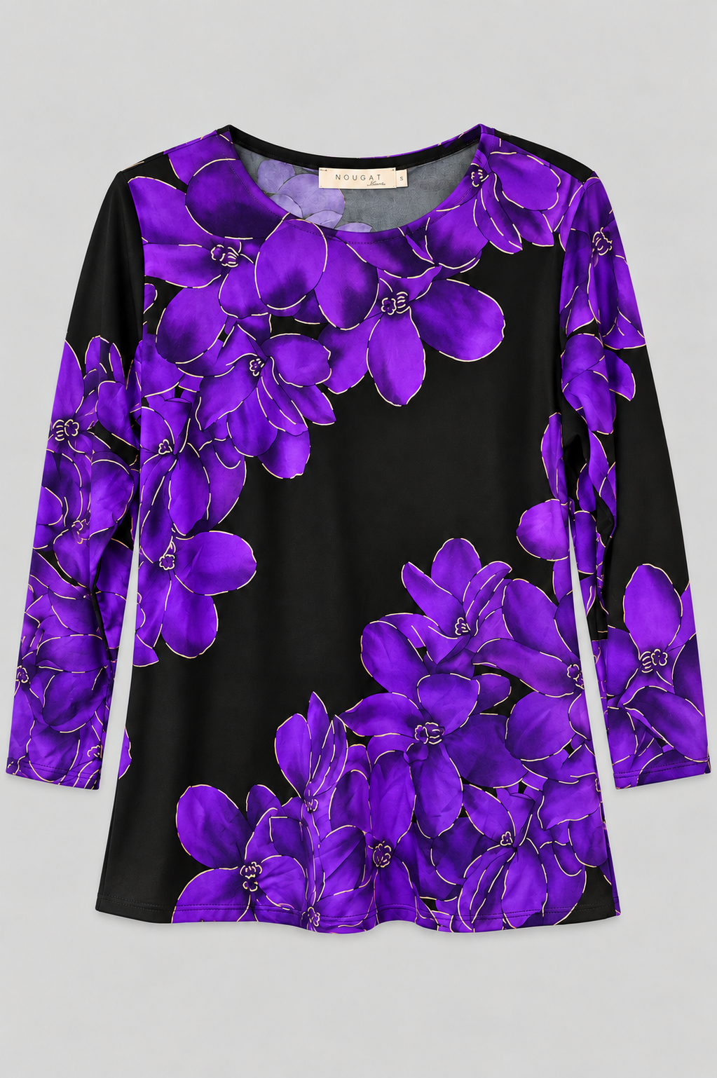 Purple Tilly Three Quarter Top
