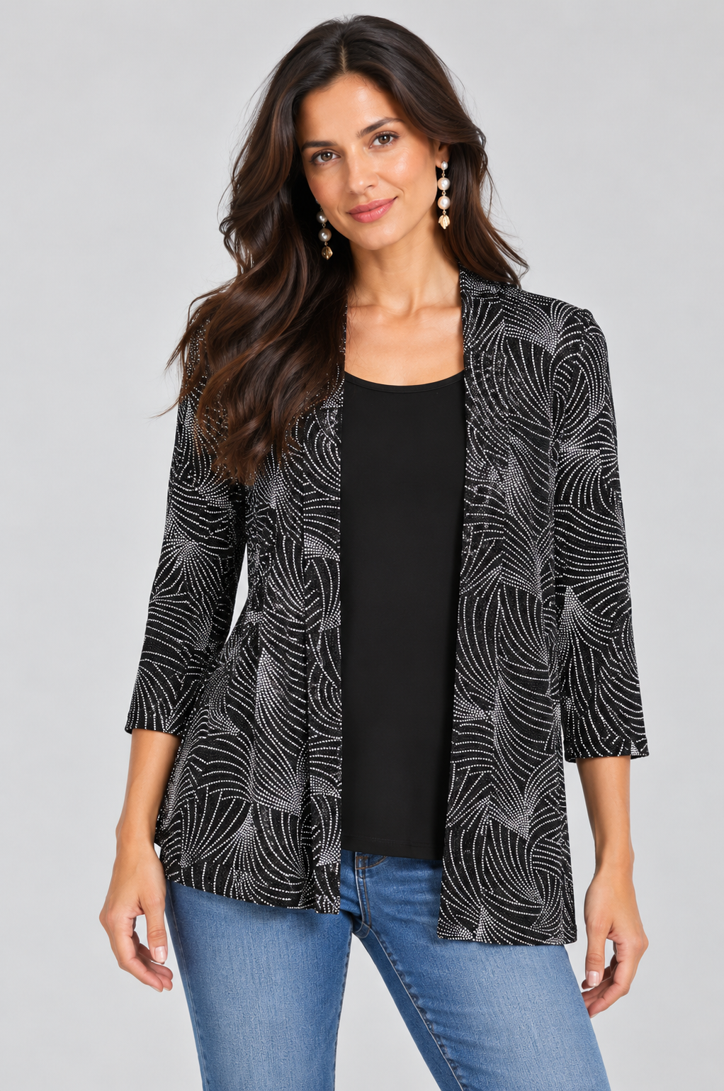 Black White Carly Twin Set