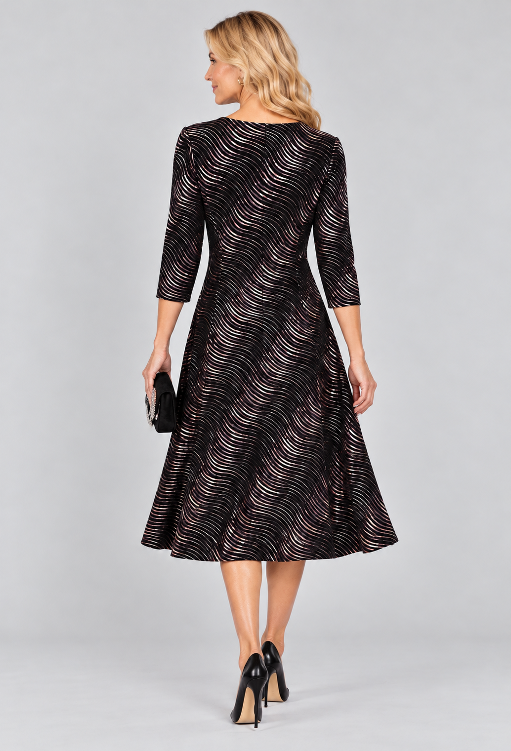 Cocoa Brown Erin Velvet Dress