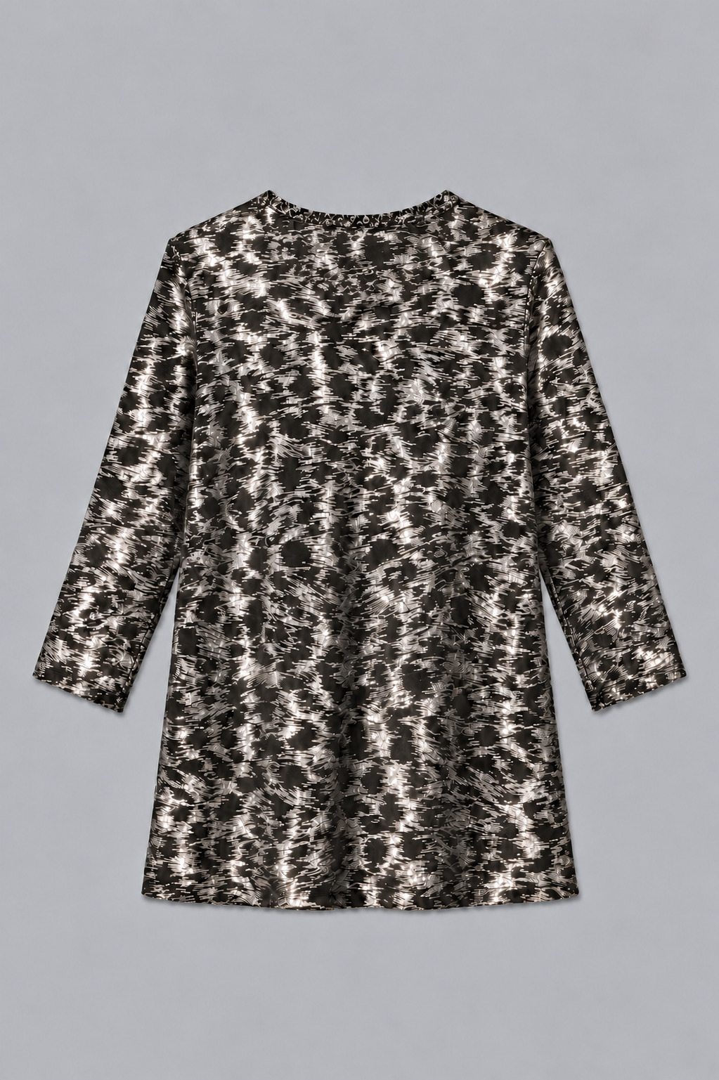 Silver Blair Three- Quarter Sleeve Top