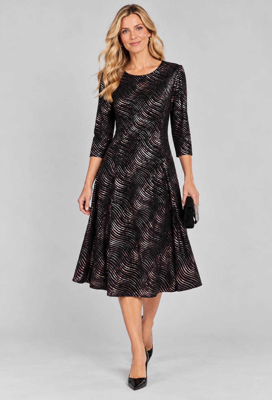 Cocoa Brown Erin Velvet Dress