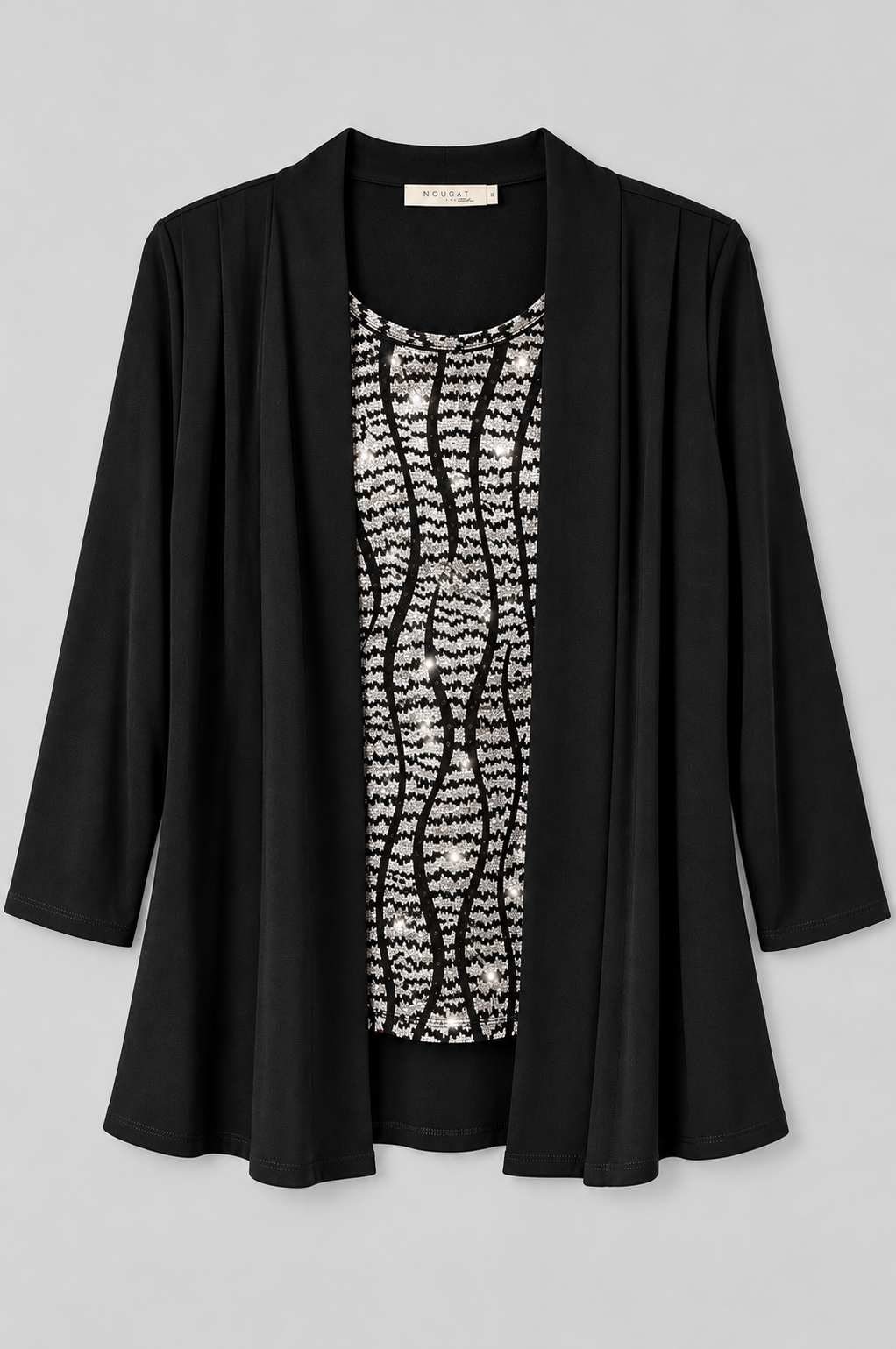 Black Silver Esme Twin Set
