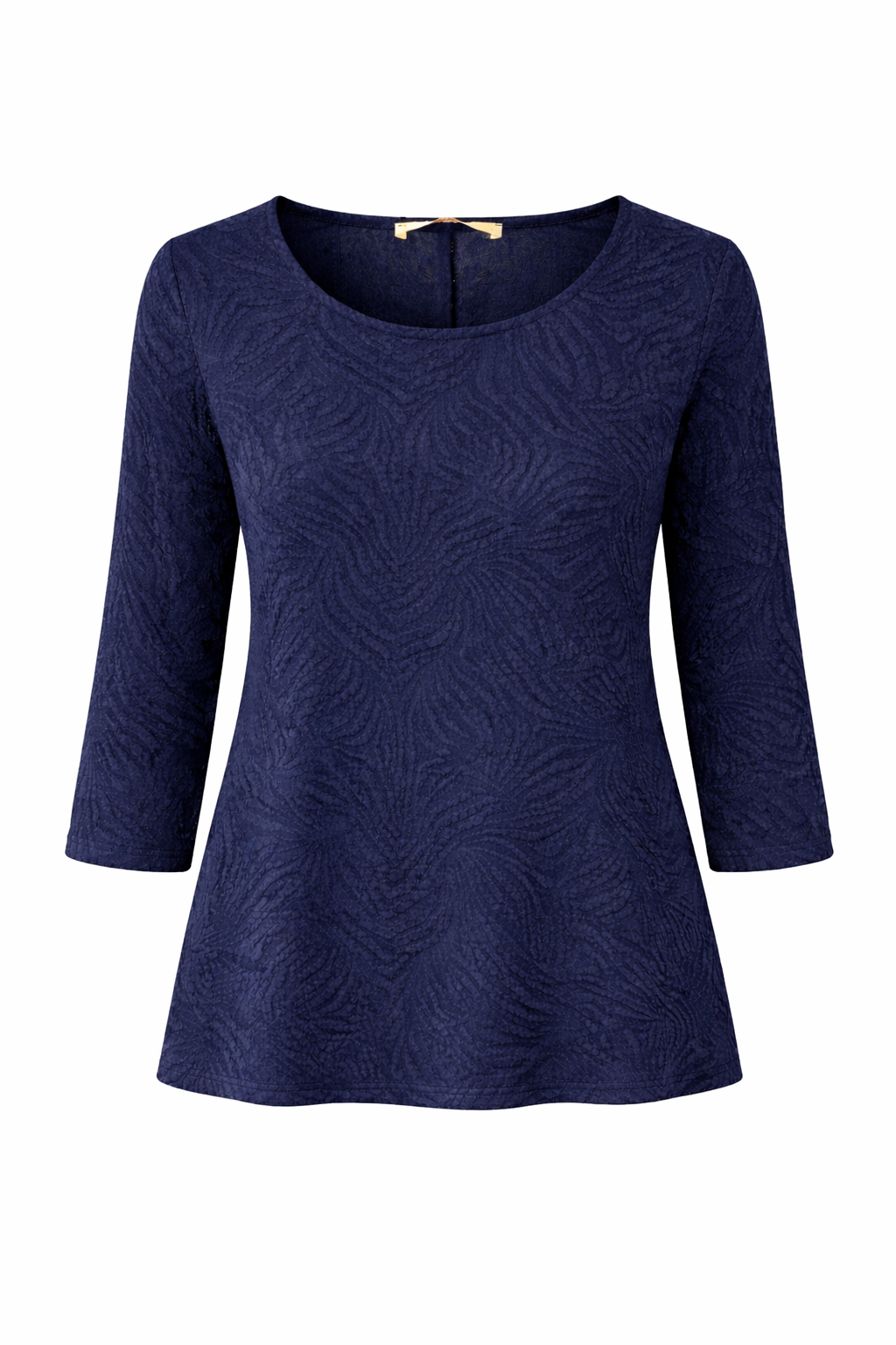 Navy Alana Long Sleeve Top