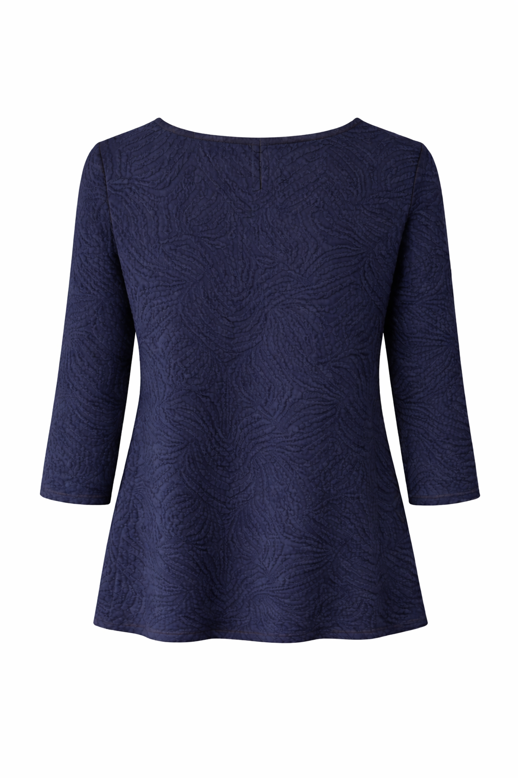 Navy Alana Long Sleeve Top