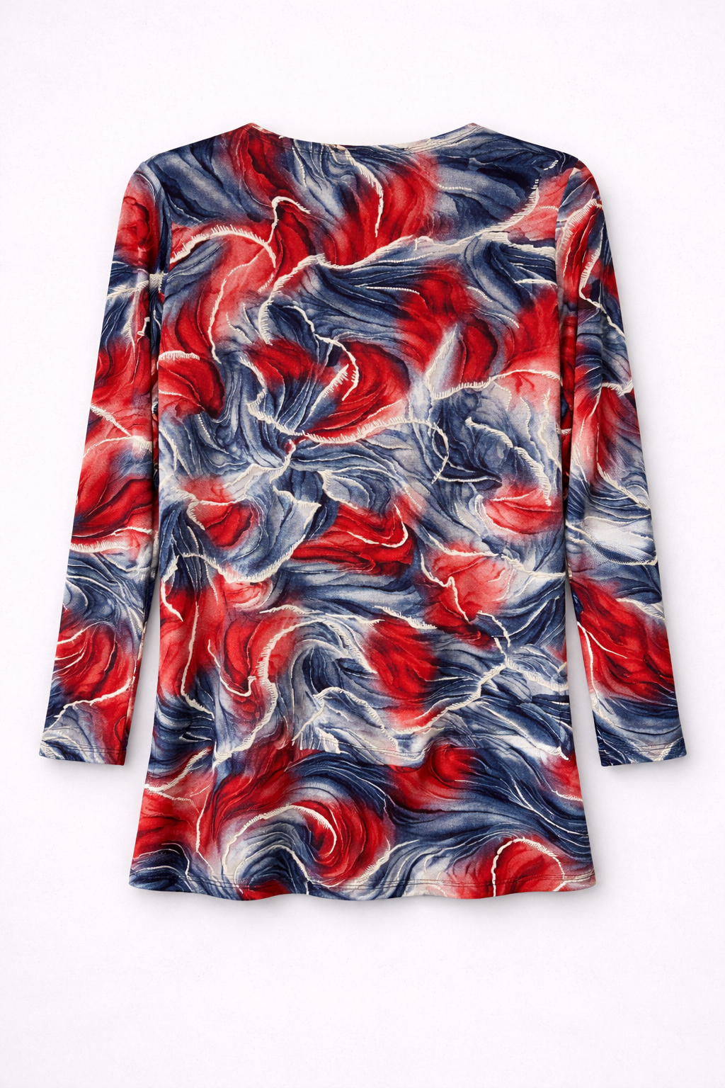 Blue Haze Jayne Three-Quarter Sleeve Top