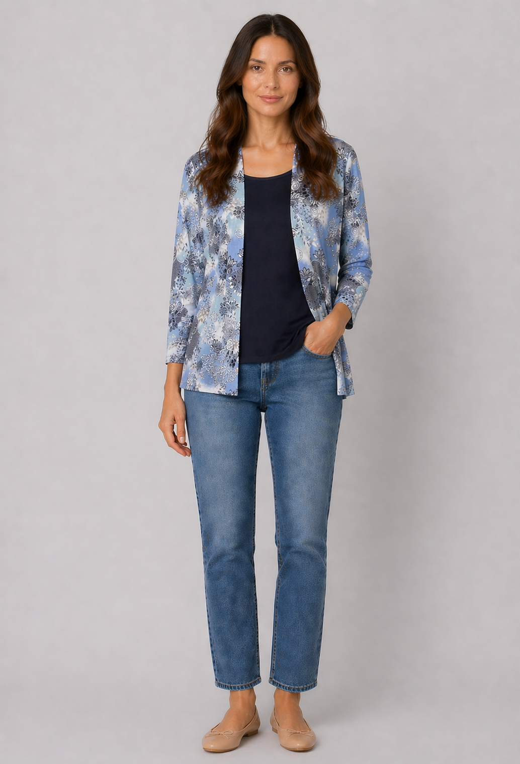Blue Kayla Twinset