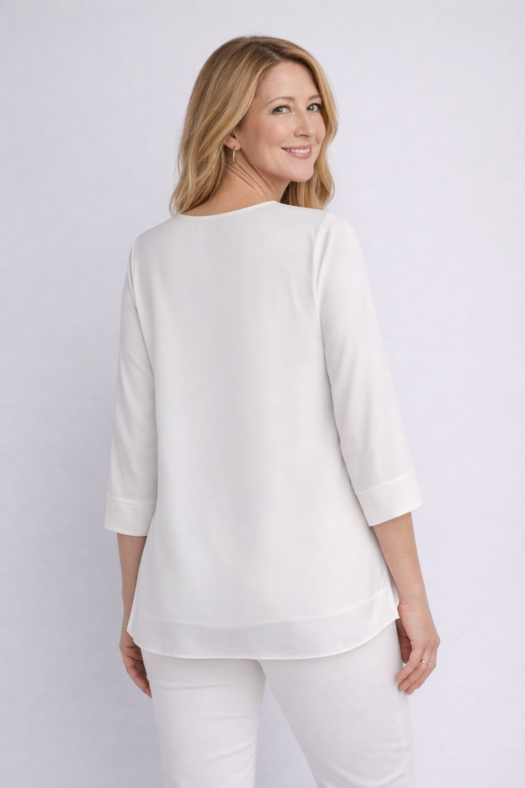 Ivory Maeve Long Sleeve Top
