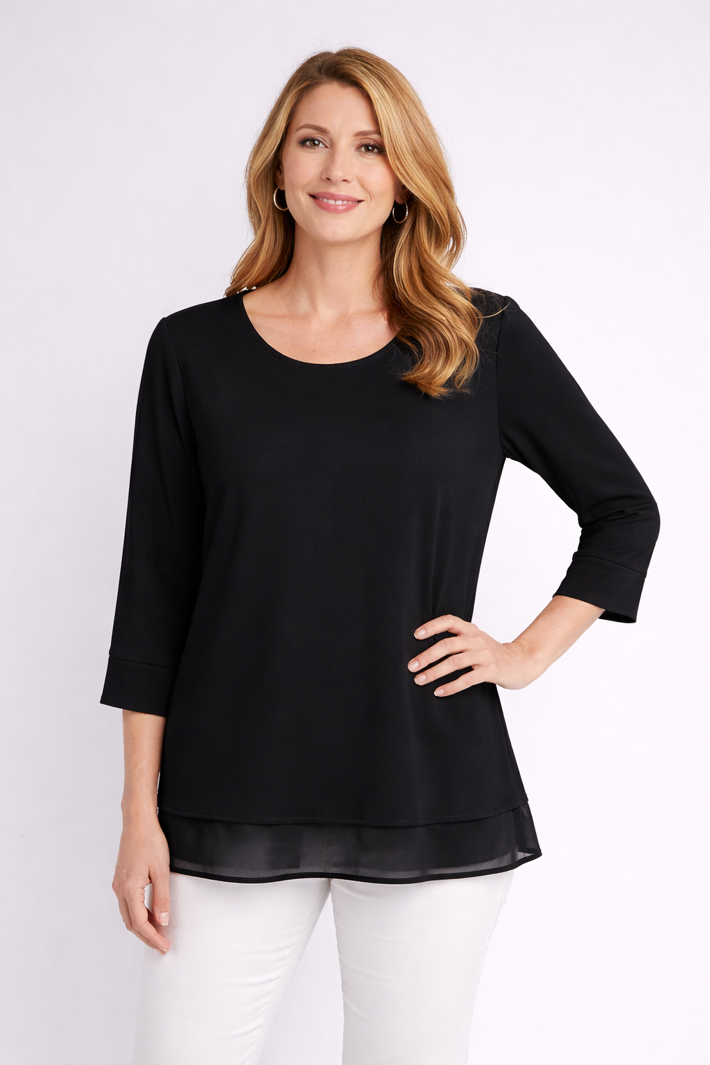 Black Maeve Long Sleeve Top