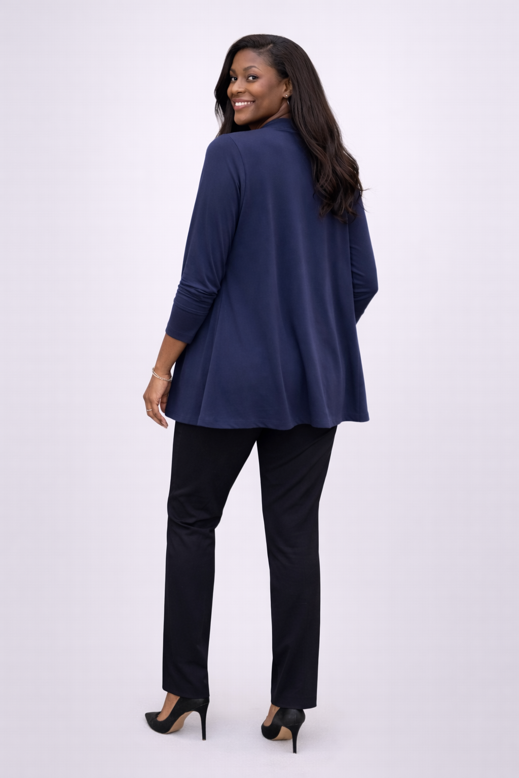 Navy Thea Cardigan