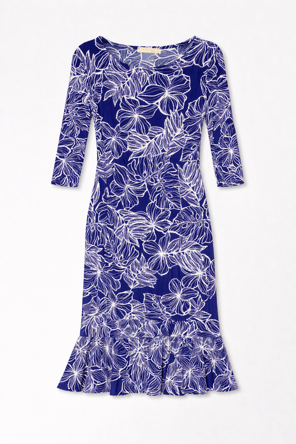 Cobalt Elyse Fluted Dress