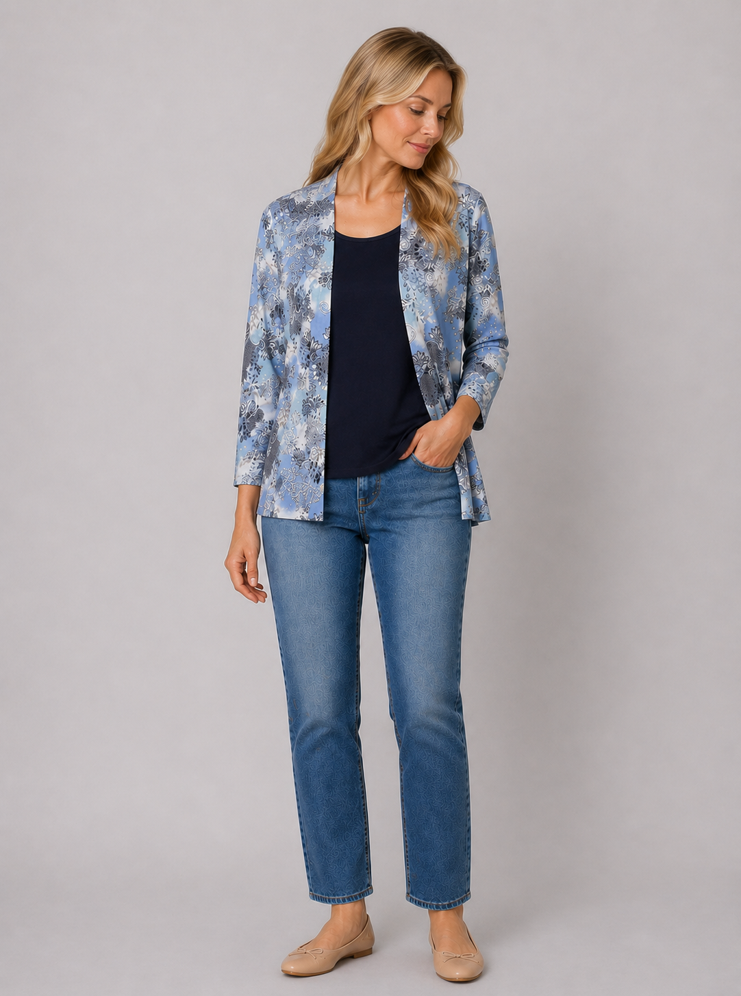 Blue Kayla Twinset