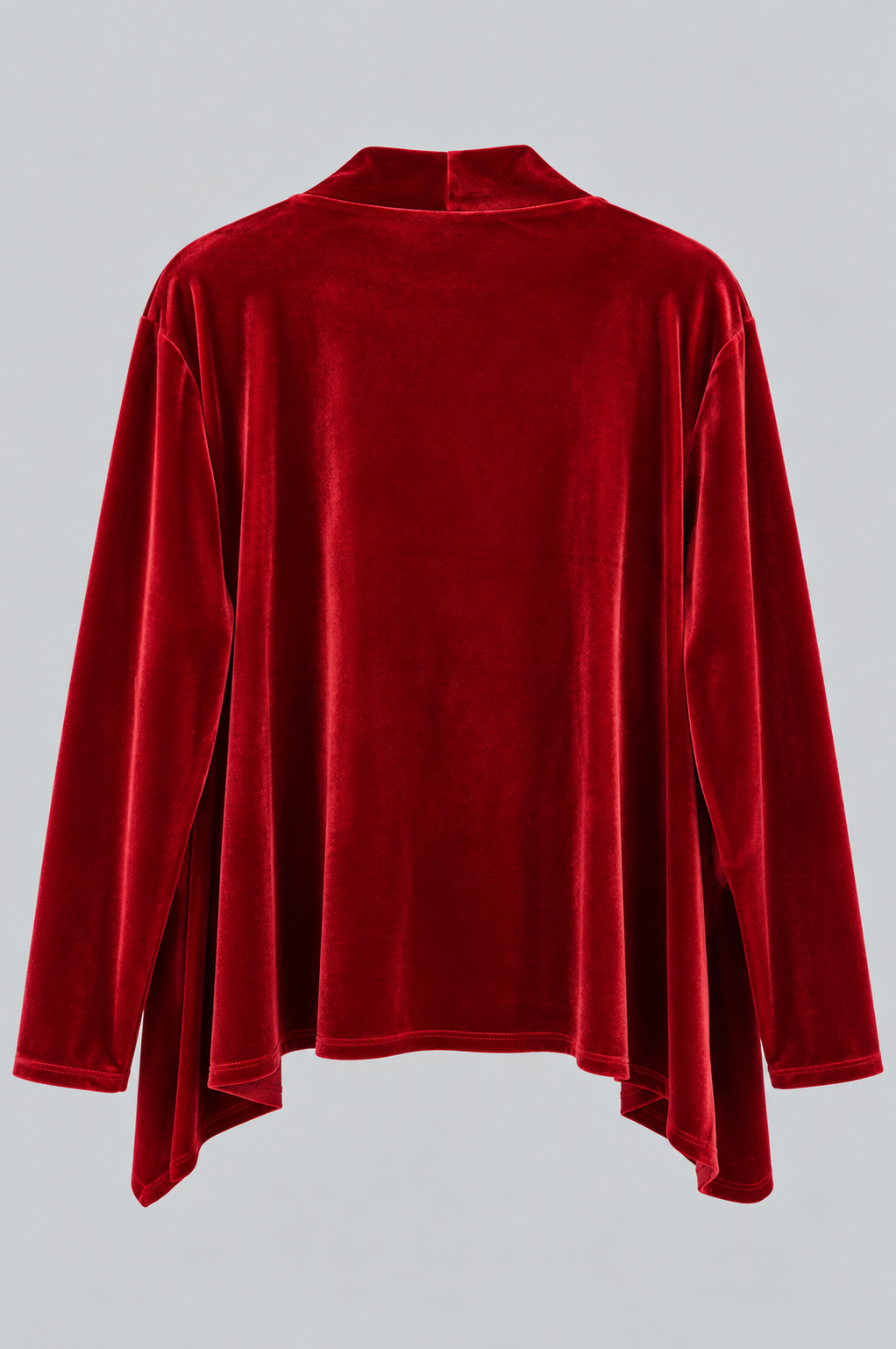 Red Erica Velvet Cardigan