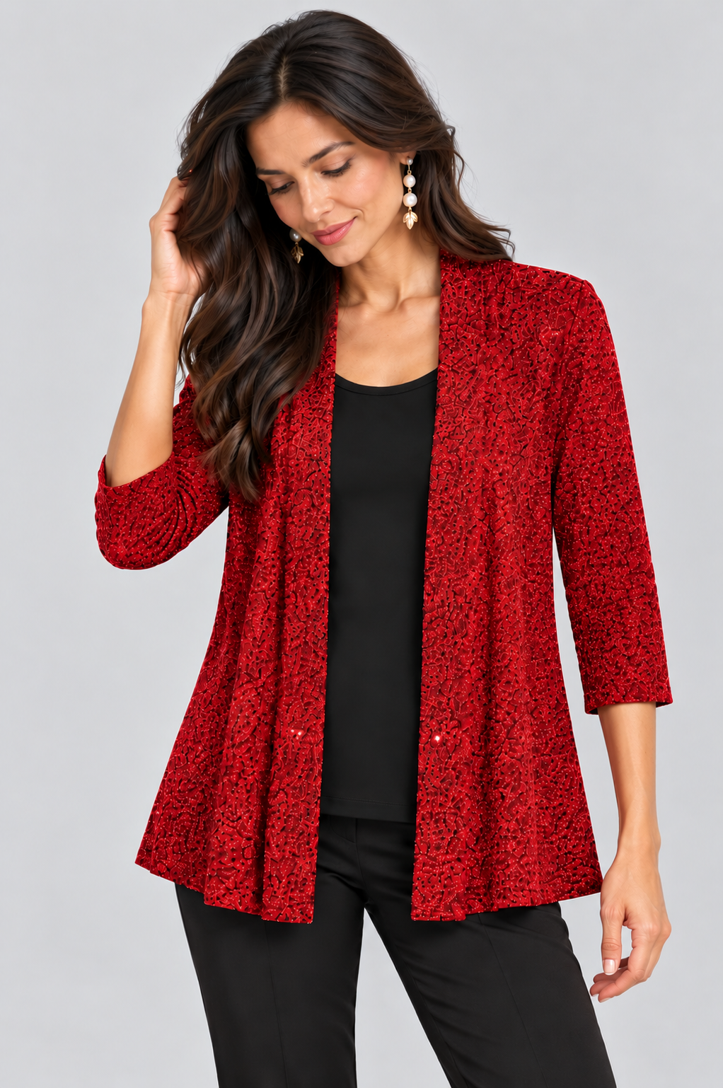 Red Nerys Twin Set
