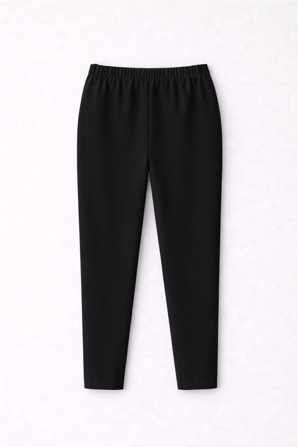 Black Meryl 2 Pockets Tapered Trousers