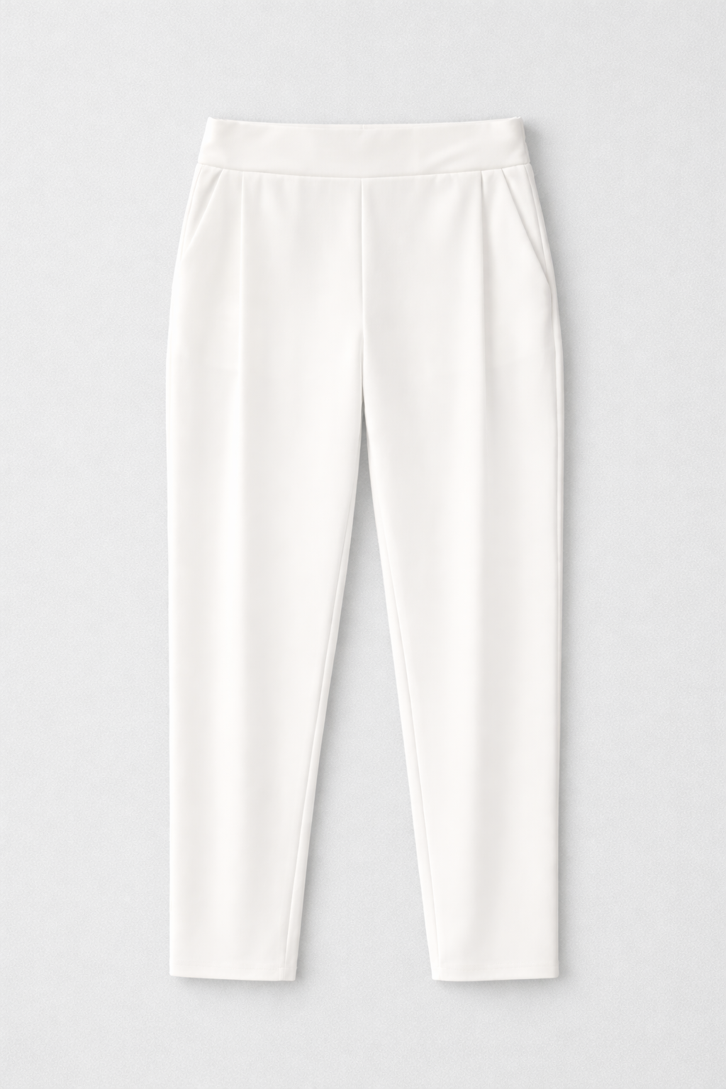 Ivory Meryl 2 Pockets Tapered Trousers